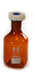 Bottle Reagent, Amber color, narrow mouth with acid proof polypropylene stopper 60ml., socket size 14/23