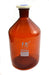 Bottle Reagent, Amber color, narrow mouth with acid proof polypropylene stopper 2000ml., socket size 34/35