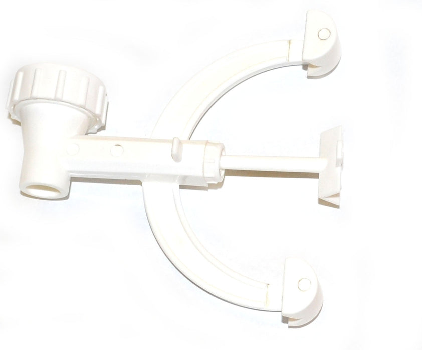 Single Burette Clamp - For Rods 10mm-15mm - Polypropylene