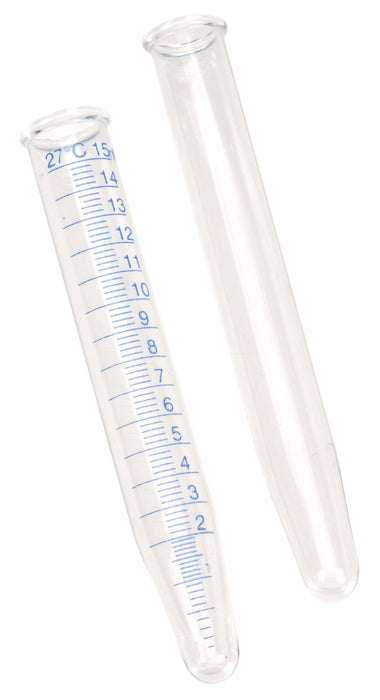 Centrifuge Tube 10ml, Conical, height 110mm, OD 15mm, boro. glass