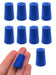 Neoprene Stopper Solid - Blue, Size: 13mm Bottom, 16mm Top, 24mm Length - Pack of 10