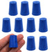 Neoprene Stopper ASTM Solid - Blue ASTM Size: #1 - 14mm Bottom, 19mm Top, 25mm Length - Pack of 10