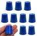 Neoprene Stopper ASTM Solid - Blue ASTM Size: #3 - 18mm Bottom, 24mm Top, 25mm Length - Pack of 10