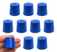 Neoprene Stopper ASTM Solid - Blue ASTM Size: #5 - 23mm Bottom, 27mm Top, 25mm Length - Pack of 10