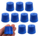 Neoprene Stopper ASTM Solid - Blue ASTM Size: #6 - 26mm Bottom, 32mm Top, 25mm Length - Pack of 10