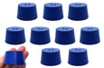 Neoprene Stopper ASTM Solid - Blue ASTM Size: #8.5 - 36mm Bottom, 43mm Top, 25mm Length - Pack of 10