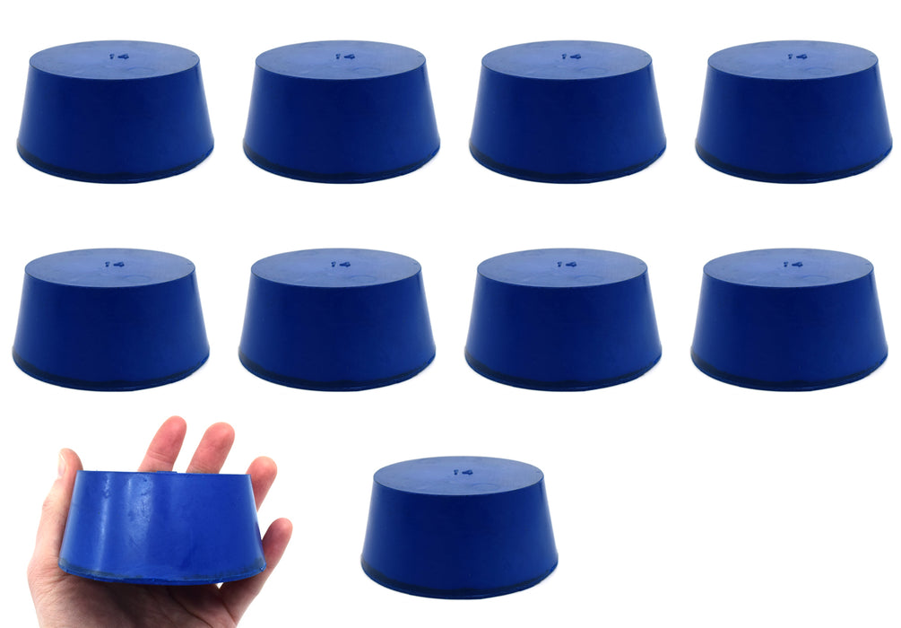 Neoprene Stopper ASTM Solid - Blue ASTM Size: #14 - 75mm Bottom, 90mm Top, 39mm Length - Pack of 10