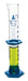 Cylinder Measuring Graduated, cap. 100ml., class 'B', detachable plastic hex. base with spout and protection collar, borosilicate glass