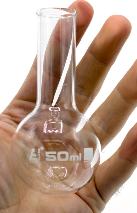 50ml round bottom boiling flask in hand