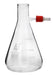 Filtering Conical Flask, 500ml, Borosilicate Glass with Integral Plastic Side Arm - Eisco Labs