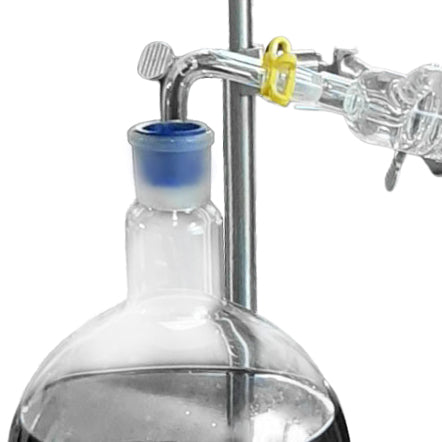 filter adapter cone in use with flask