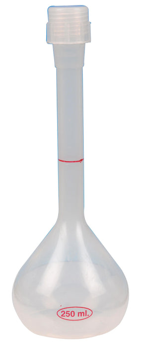 Flask Volumetric Plastic, cap. 250ml