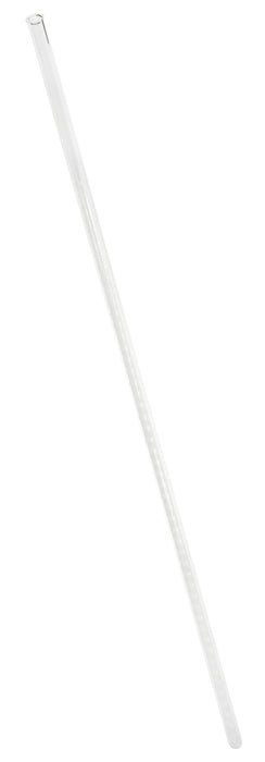 Gas Tube, 50ml - One Sealed End - White Graduations - Borosilicate Glass
