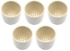 Cruicble Gooch (Pack of 5), Porcelain Filtering Crucible, 30ml Capacity - Eisco Labs