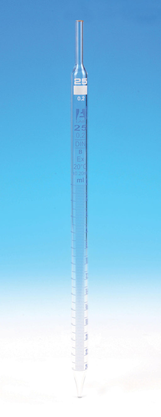 Pipette Serological class 'B' 10.0ml, Orange