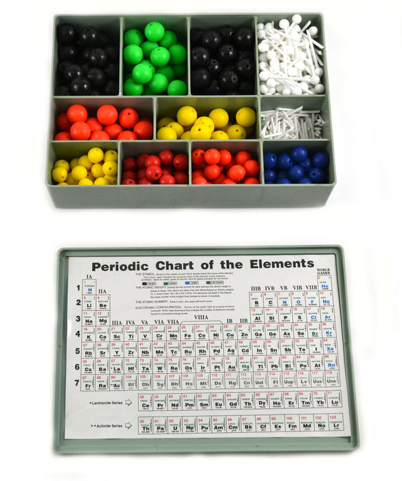 Organic and Inorganic Chemistry Molecular Atomic Model Set - 520 Piece ...