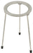 Tripod Stand - Circular, Zinc plated cast iron top, OD 12cm, height 21cm.