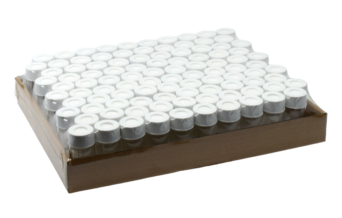 clear voa/toc vials 100/pk shrink wrapped