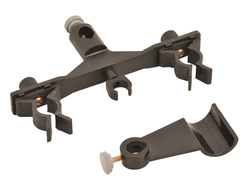 Spare clamps set for holding Hoffman Voltameter. Allows holding the voltameter on any retort stand