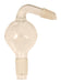 Splash Head Sloping Pear Shape, Cone size to fit flask 24/29, to fit condenser 24/29