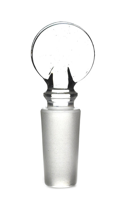 Stopper-Penny Head, borosilicate glass, Solid, Cone 10/19