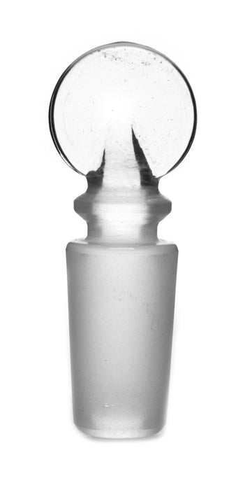 Stopper-Penny Head, borosilicate glass, Solid, Cone 14/23