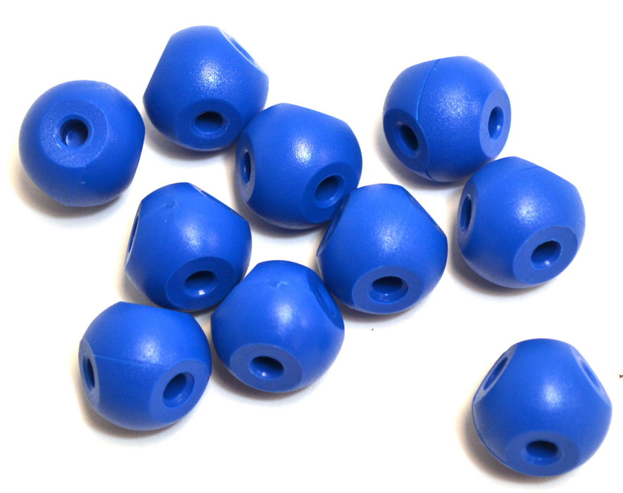 Eisco Labs Molecular Model Part; Blue Ball; 2.2cm; 4 Holes; Pk of 10
