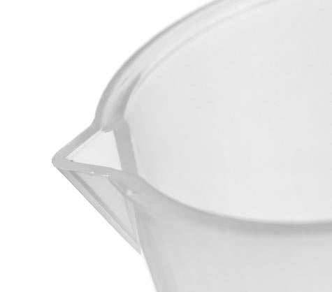 8 Piece Measuring Set - Polypropylene - Raised Graduations - With Spout