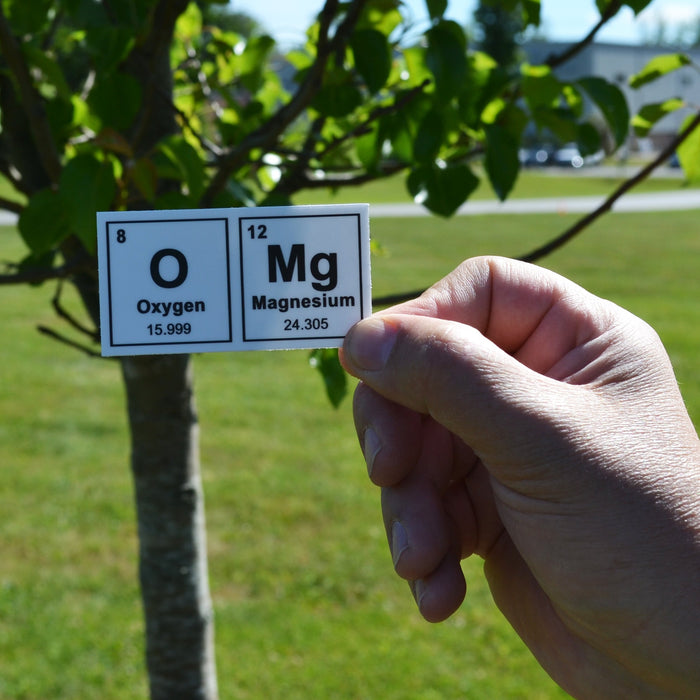 "OMG" Vinyl Sticker, 3 Inch