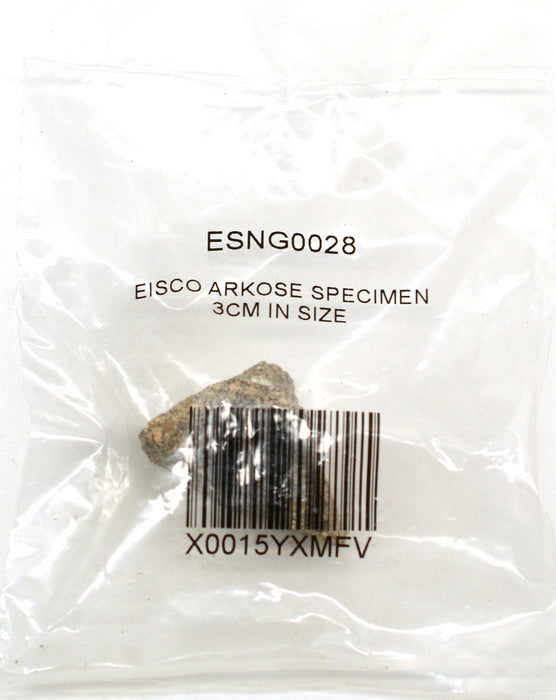 Eisco Arkose Sandstone Specimen (Sedimentary Rock), Approx. 1" (3cm)
