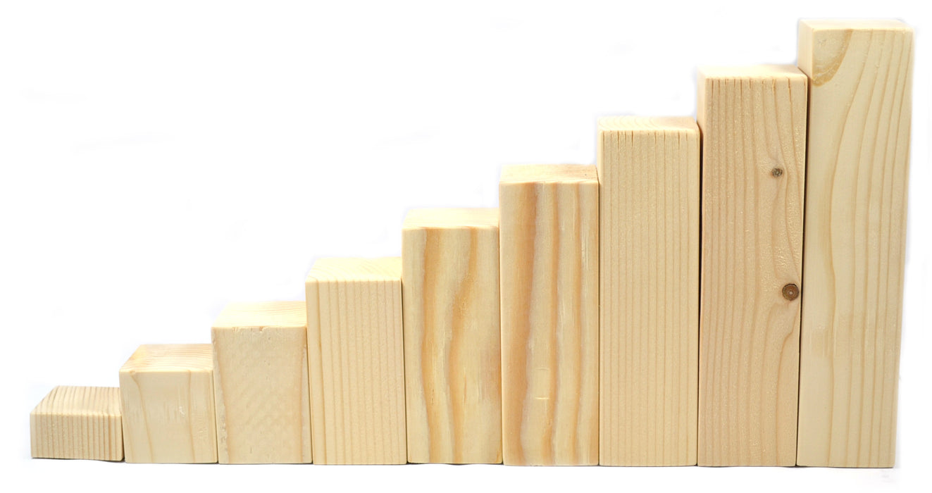 9 Piece Block Puzzle Kit - Wooden