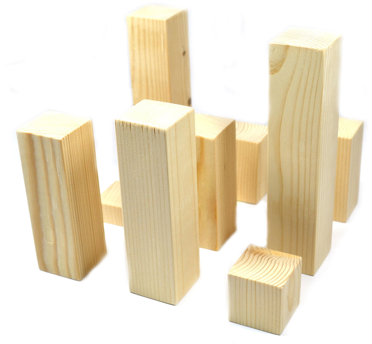 9 Piece Block Puzzle Kit - Wooden