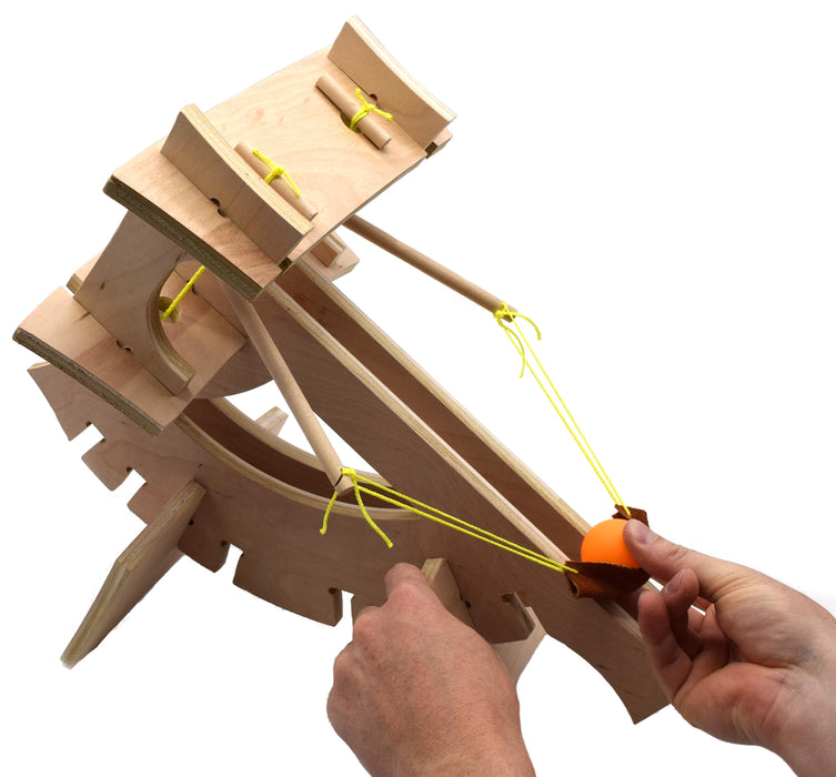 Ballista Catapult - DIY Kit - No Tools Required - Eisco Garage Physics