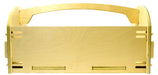 Classic Wooden Toolbox Made in America 22.25" Long  x 10 Wide" x 10.5" High, Unfinished American Birch Plywood - hBAR at Home Series