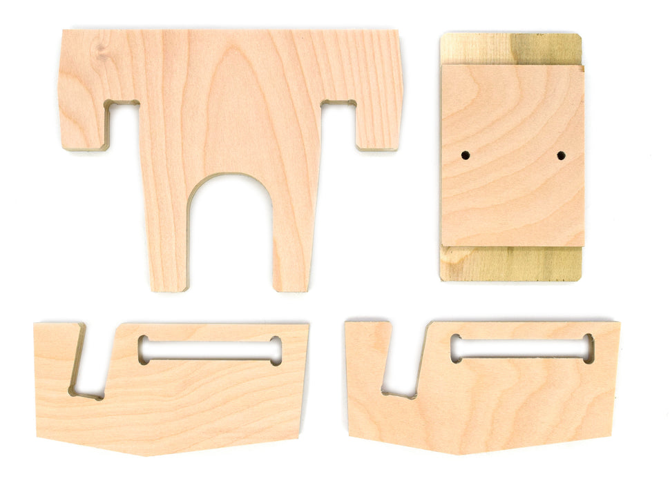 Guitar Wall Mount Hanger Stand - For Electric, Accoustic and Bass Guitars - Wooden