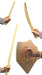 Wooden Full Weapon Armory - (1) 18.5" Cutlass, (1)  13.5" Dagger, (1) 25.5" Sword, (1) 18" Shield - Made in the U.S.A. - The Imagination Series by hBAR
