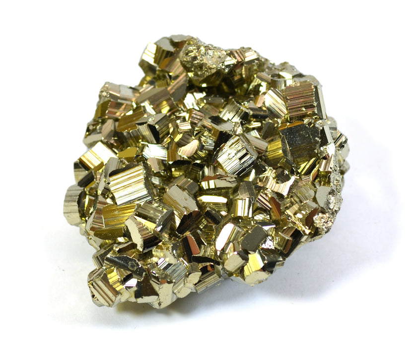 Crystalline Pyrite, Approximately 2.5-3" Length, 10-20mm Crystals, Single Piece