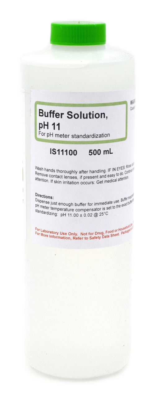 Standard Buffer Solution, pH 11, 500mL - The Curated Chemical Collection