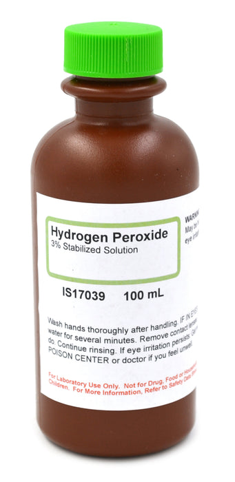 3% Hydrogen Peroxide, 100mL - The Curated Chemical Collection
