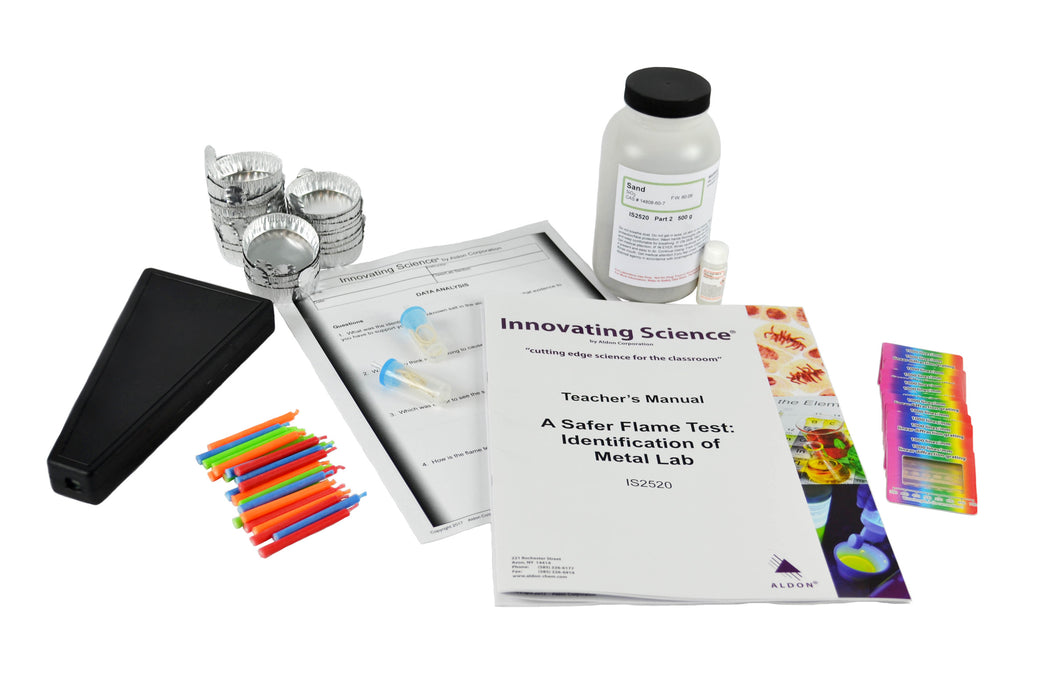 A Safer Flame Test: Identification of Metals - Distance Learning Kit - Innovating Science