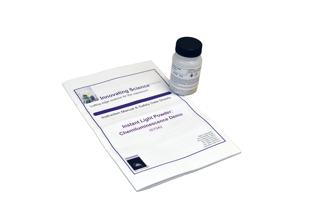 Innovating Science Instant Light Powder Chemiluminescence Demo Kit
