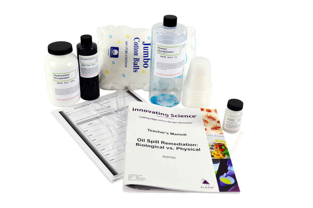Innovating Science - Oil Spill Cleanup Kit: Biological vs. Physical