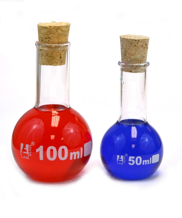 2 Piece Life & Mana Energy Potion Bottle Set - Borosilicate Glass