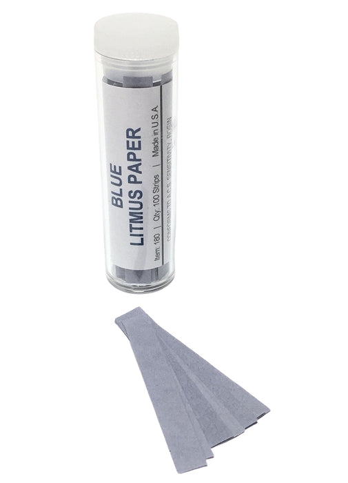 100PK Blue Litmus pH Test Paper Acid Indicator