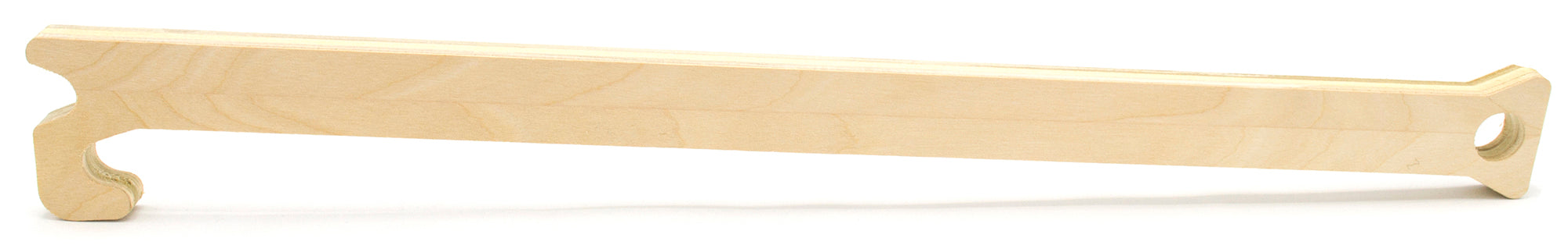 Oven Rack Push Puller for Baking, Made in America 16.5" L x 2.125" H x 0.5" W, unfinished American Birch Plywood