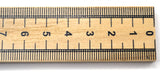 Half Meter Stick, Hardwood 50cm with Vertical Reading Graduated in Centimeters and Millimeters - Eisco Labs
