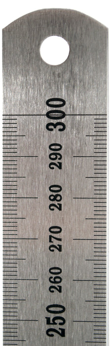Stainless Steel Rulers Pack of ten (10), 30cm with Stamped mm and cm Graduations - Eisco Labs