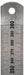 30cm Stainless Steel Ruler with Stamped mm and cm Graduations - Eisco Labs