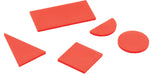 Geometrical Shapes - Two Dimensional, Plastic, Set of 10 pcs