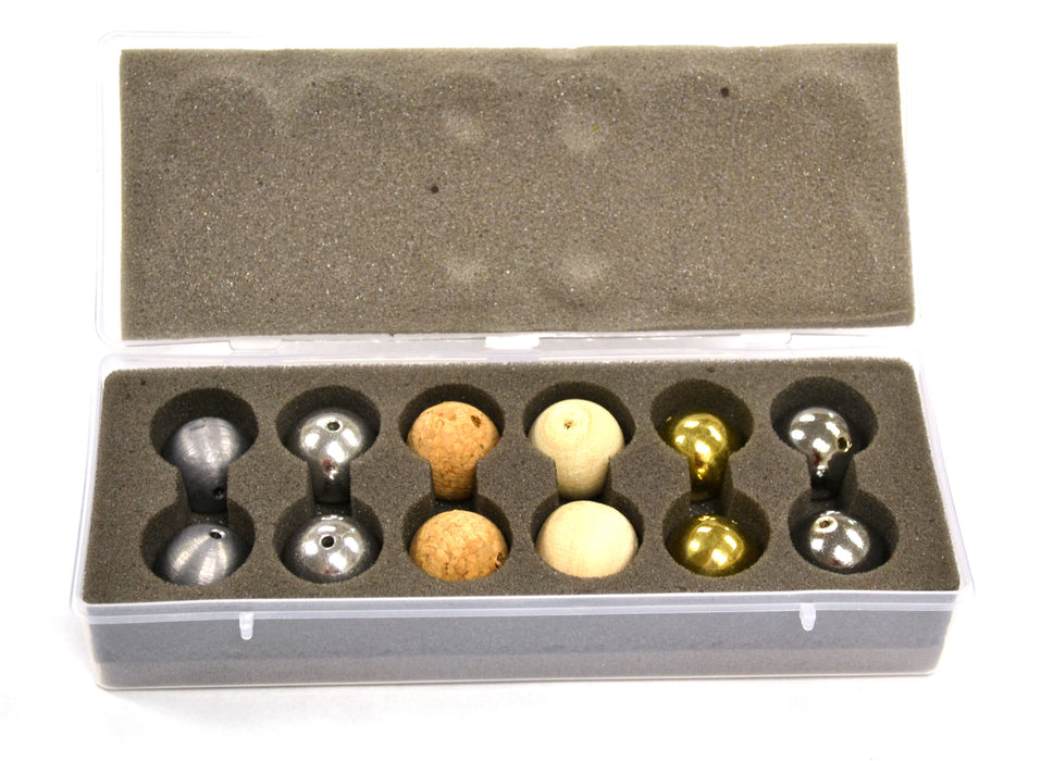 Eisco Labs Drilled Ball Set in Plastic Case